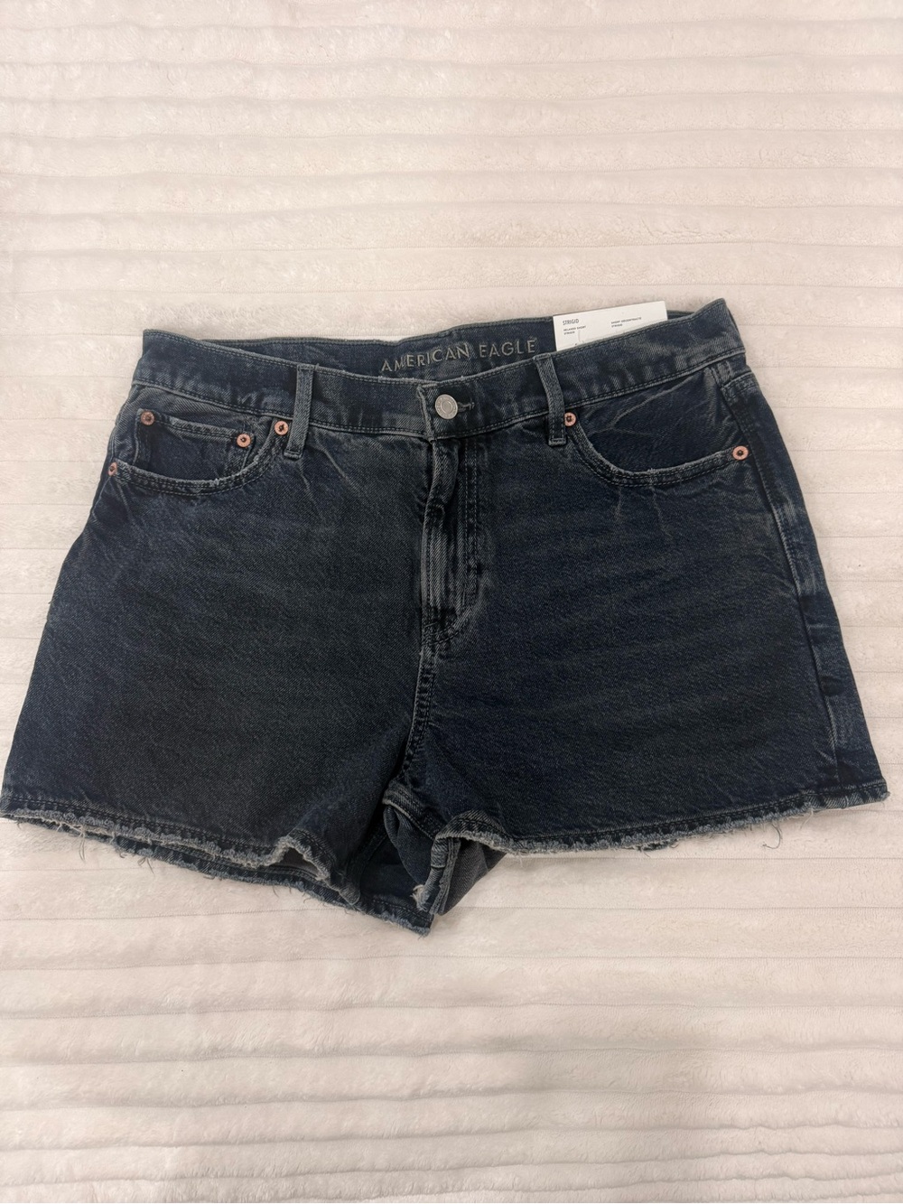 American Eagle Outfitters Black Denim Jean Shorts